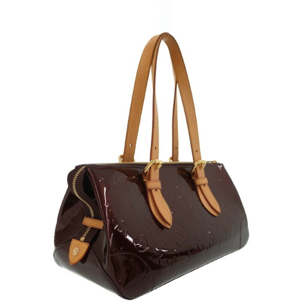 Louis Vuitton Vernis Avenue Monogram Bag Shoulder Rosewood